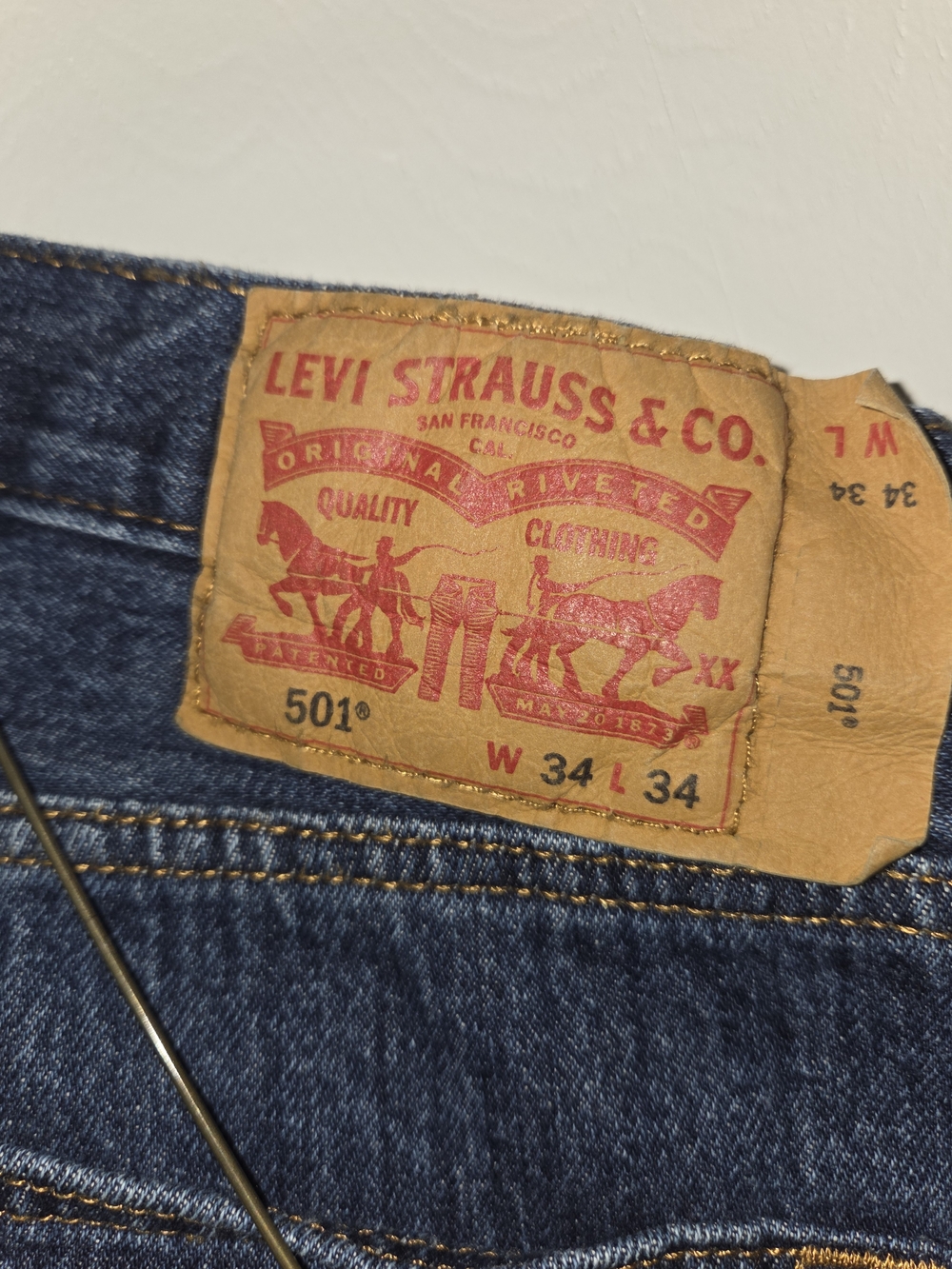 Levi's Men's Straight Blue Denim Jeans